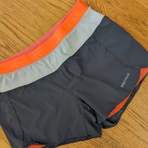 Marmot running shorts, size L